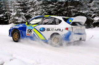 Illustration for article titled Travis Pastrana Wins 2010 Sno*Drift Rally, Hearts of Northern Michigan